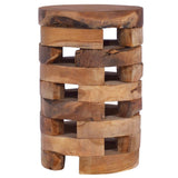 Beside Cabinet 30x30x45 cm Solid Teak Wood - Front View