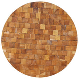 Coffee Table 60x60x35 cm Solid Teak Wood - Rear View