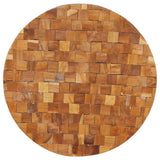 Coffee Table 60x60x35 cm Solid Teak Wood - Close-Up Angle