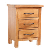 Nightstands 2 pcs 40x30x54 cm Solid Oak Wood - Front View
