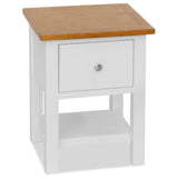 Nightstands 2 pcs 36x30x47 cm Solid Oak Wood - Front View