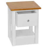 Nightstands 2 pcs 36x30x47 cm Solid Oak Wood - Side View
