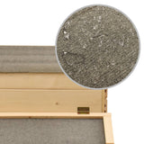 Chicken Cage Solid Pine Wood 178x67x92 cm - 45-Degree Angle