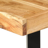 9 Piece Bar Set Solid Acacia Wood and Solid Reclaimed Wood