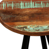 9 Piece Bar Set Solid Acacia Wood and Solid Reclaimed Wood - Close-Up Angle