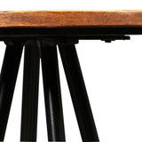 9 Piece Bar Set Solid Acacia Wood and Solid Reclaimed Wood