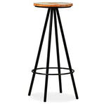 9 Piece Bar Set Solid Reclaimed Wood