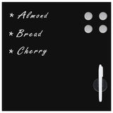 Wall Mounted Magnetic Board Glass 40x40 cm - Front View