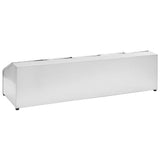 Gastronorm Container Holder with 5 GN 1/6 Pan Stainless Steel - 45-Degree Angle