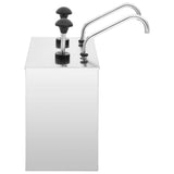 Sauce Dispenser Stainless Steel 2 x 3.5 L - Side View