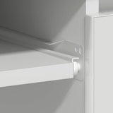 Desk White 90x45x76 cm Engineered Wood - Extra Image