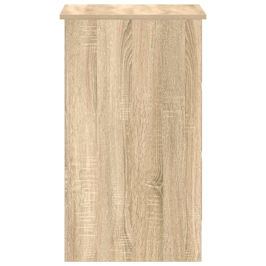 Desk Sonoma Oak 90x45x76 cm Engineered Wood