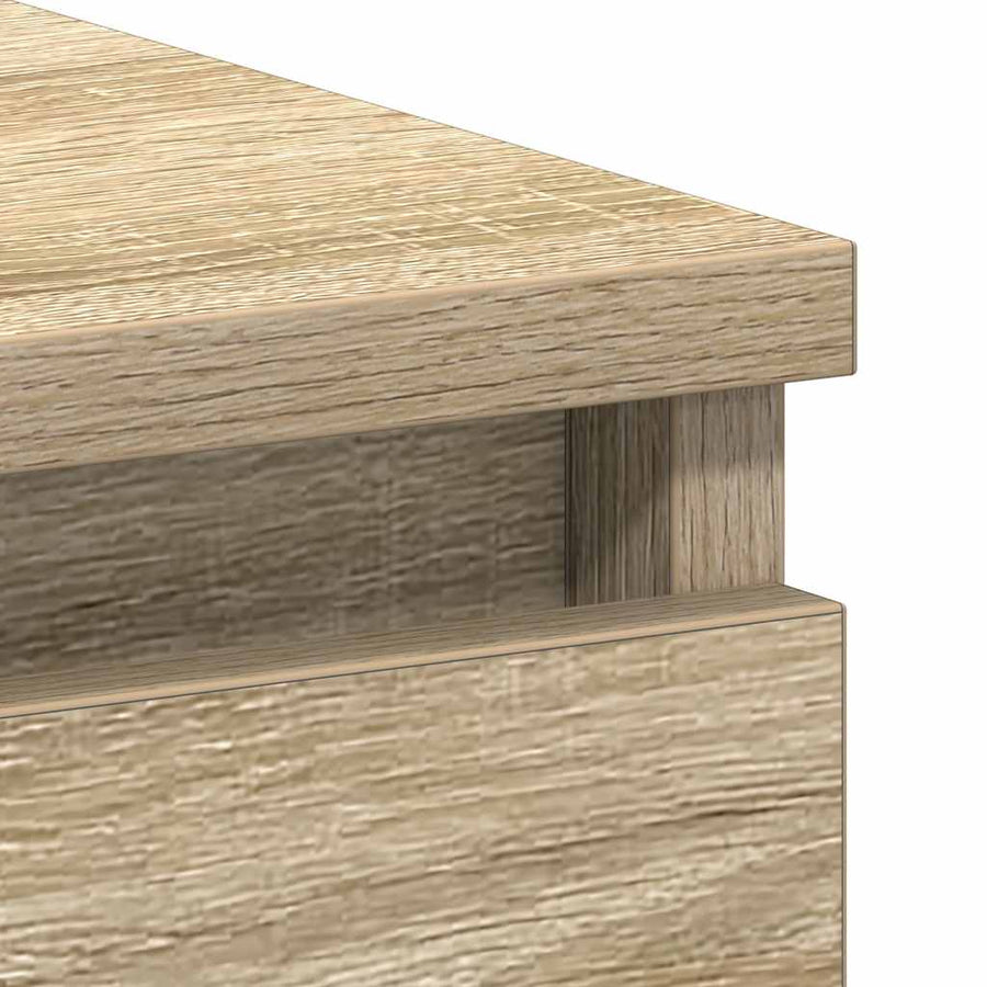 Desk Sonoma Oak 90x45x76 cm Engineered Wood