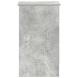Desk Concrete Grey 90x45x76 cm Engineered Wood - Close-Up Angle