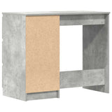 Desk Concrete Grey 90x45x76 cm Engineered Wood - Low Angle