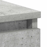 Desk Concrete Grey 90x45x76 cm Engineered Wood
