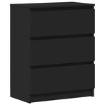 Sideboard Black 60x35x76 cm Engineered Wood