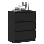 Sideboard Black 60x35x76 cm Engineered Wood