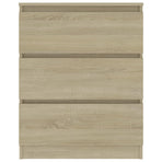 Sideboard Sonoma Oak 60x35x76 cm Engineered Wood