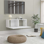 TV Cabinet White 80x30x30 cm Engineered Wood