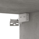 TV Cabinet Concrete Grey 80x30x30 cm Engineered Wood - Low Angle