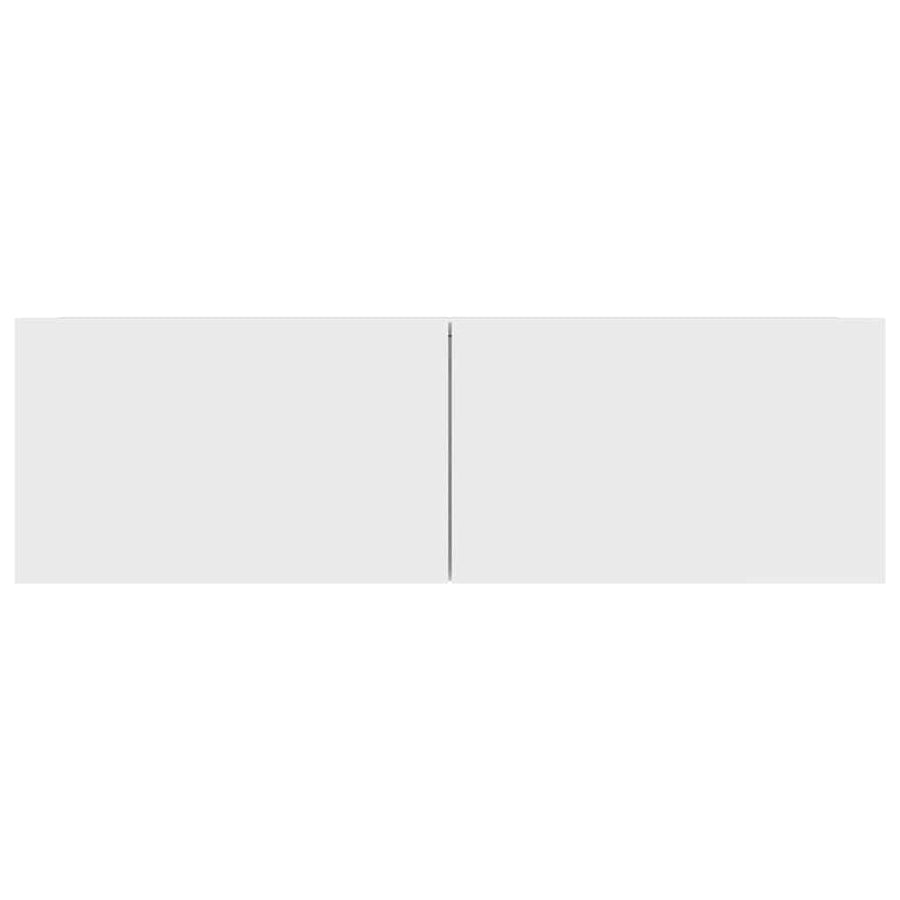 TV Cabinet White 100x30x30 cm Engineered Wood
