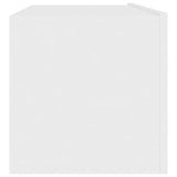 TV Cabinet White 100x30x30 cm Engineered Wood - Close-Up Angle