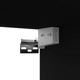 TV Cabinet Black 100x30x30 cm Engineered Wood - Close-Up Angle