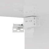 TV Cabinet High Gloss White 100x30x30 cm Engineered Wood