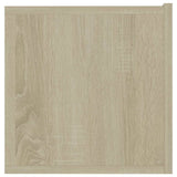 TV Cabinet Sonoma Oak 120x30x30 cm Engineered Wood - Close-Up Angle