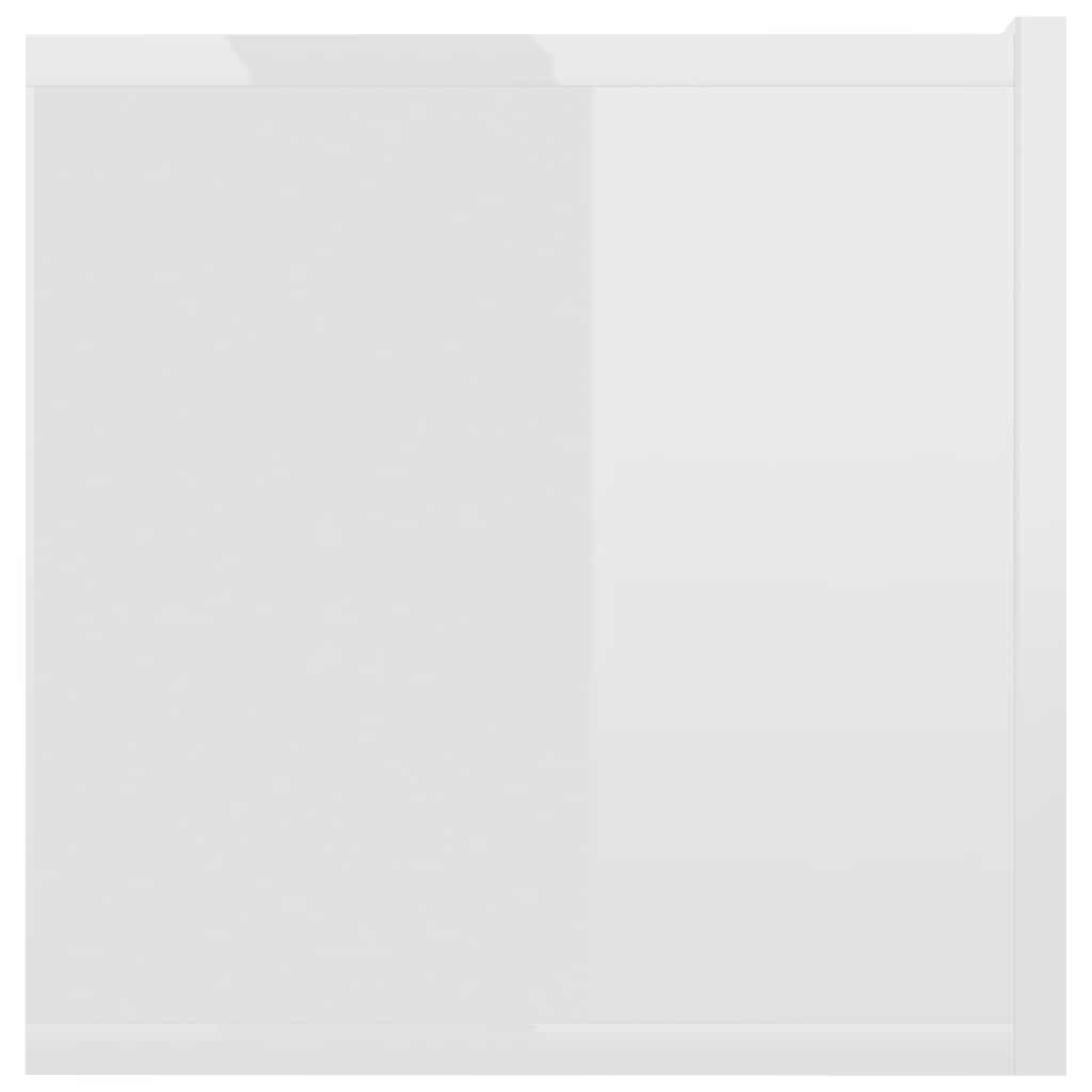 TV Cabinet High Gloss White 120x30x30 cm Engineered Wood