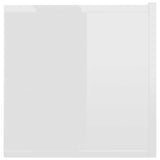 TV Cabinet High Gloss White 120x30x30 cm Engineered Wood