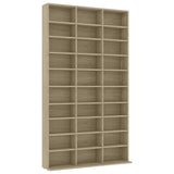 CD Cabinet Sonoma Oak 102x23x177.5 cm Engineered Wood