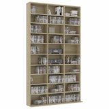 CD Cabinet Sonoma Oak 102x23x177.5 cm Engineered Wood