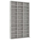CD Cabinet Concrete Grey 102x16x177.5 cm Engineered Wood
