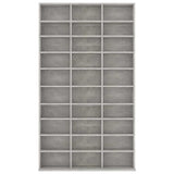 CD Cabinet Concrete Grey 102x16x177.5 cm Engineered Wood