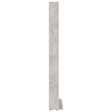 CD Cabinet Concrete Grey 102x16x177.5 cm Engineered Wood - 45-Degree Angle
