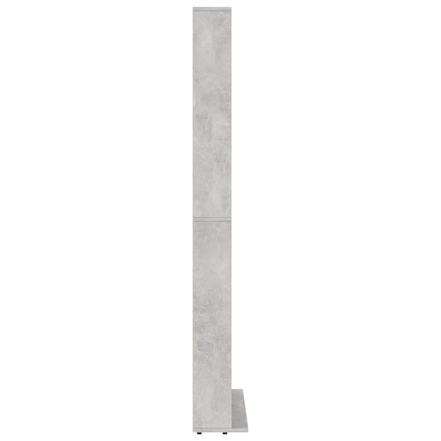 CD Cabinet Concrete Grey 102x23x177.5 cm Engineered Wood