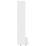 CD Cabinet White 100x23x89.5 cm Engineered Wood