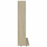 CD Cabinet Sonoma Oak 100x23x89.5 cm Engineered Wood - Top-Down View