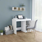 Desk White 100x50x76 cm Engineered Wood