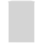Desk White 100x50x76 cm Engineered Wood