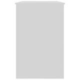 Desk White 100x50x76 cm Engineered Wood - Low Angle