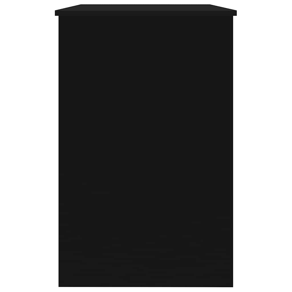 Desk Black 100x50x76 cm Engineered Wood