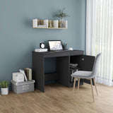 Desk Grey 100x50x76 cm Engineered Wood