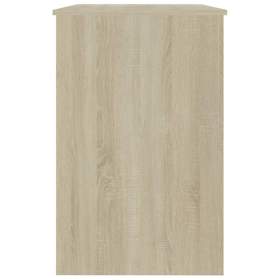Desk Sonoma Oak 100x50x76 cm Engineered Wood