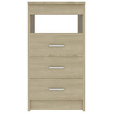 Drawer Cabinet Sonoma Oak 40x50x76 cm Engineered Wood - Top-Down View