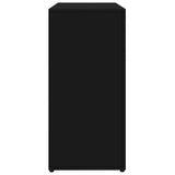 Sideboard Black 80x36x75 cm Engineered Wood