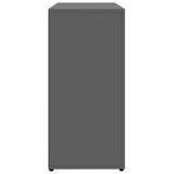Sideboard Grey 80x36x75 cm Engineered Wood - Low Angle