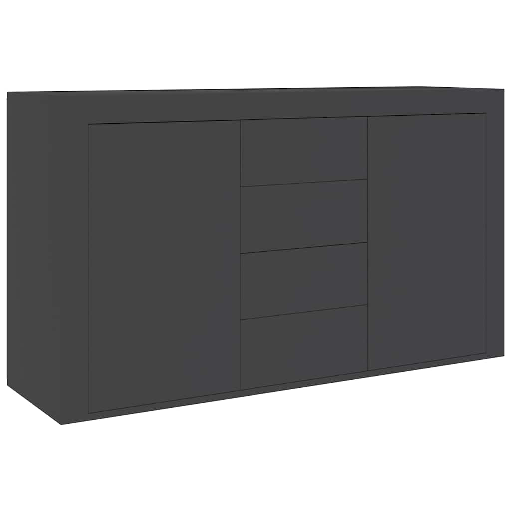 Sideboard Grey 120x36x69 cm Engineered Wood